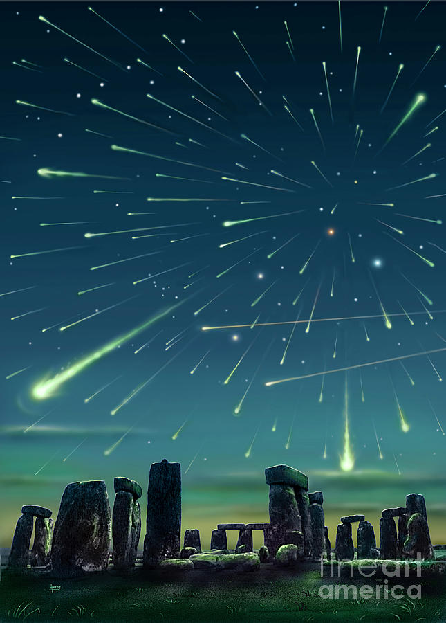 Leonid Meteor Shower #1 Photograph by David A. Hardy/science Photo Library