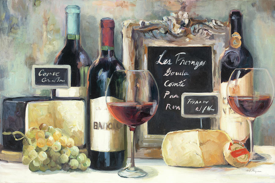 Les Fromages Painting by Marilyn Hageman - Fine Art America