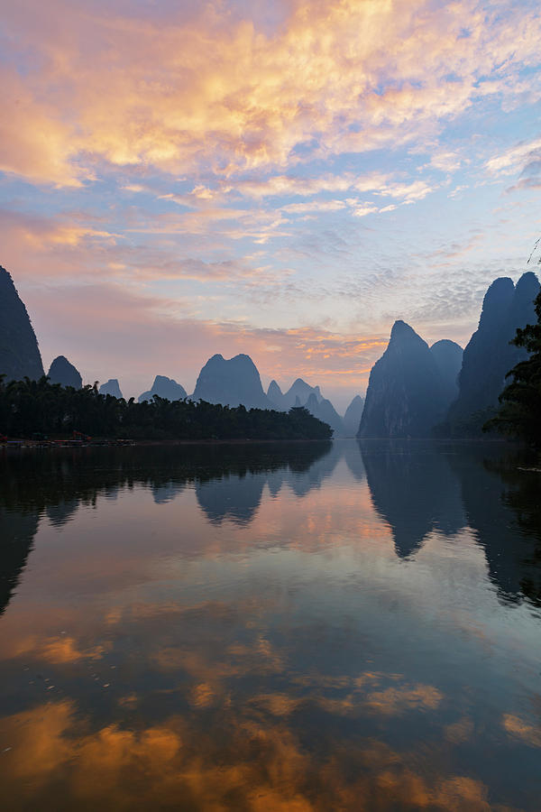 Li River At Sunrise, Near Xingping Photograph by Adam Jones - Fine Art ...