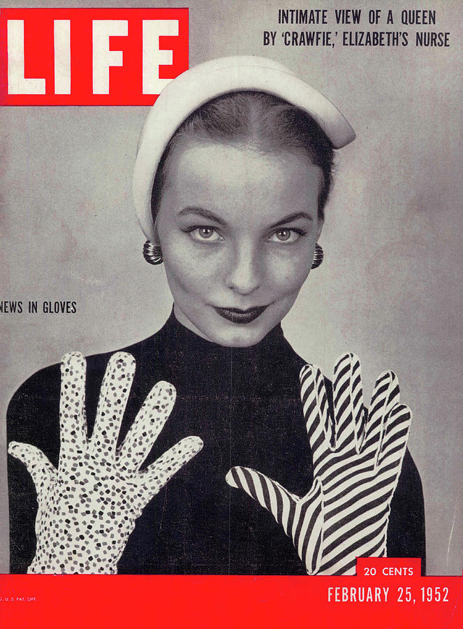 Glove Photograph - LIFE Cover: February 25, 1952 #1 by Nina Leen
