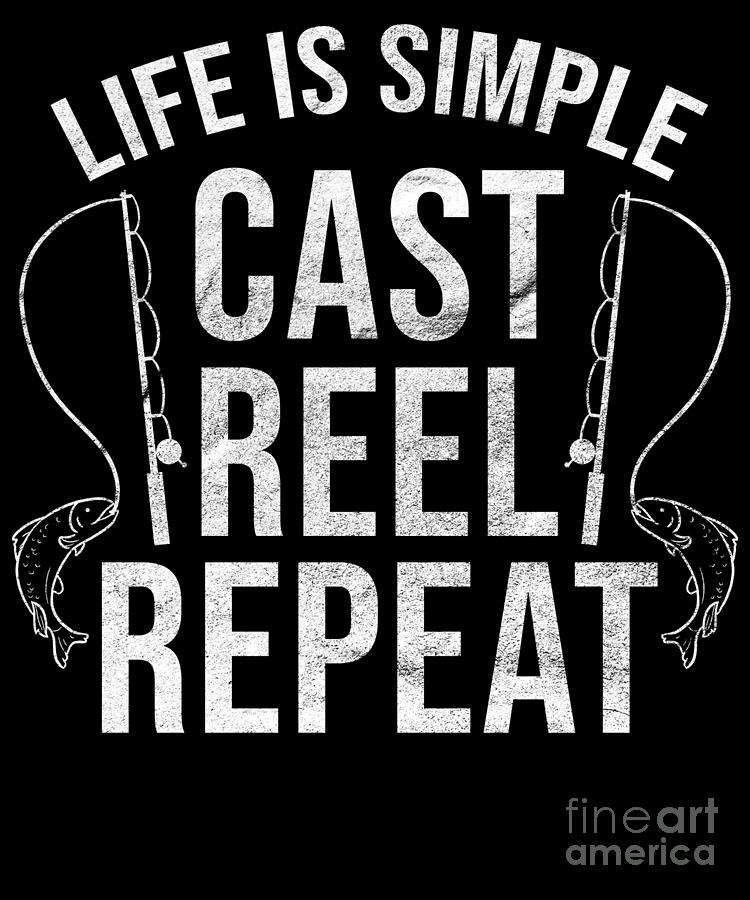 Bait Cast Reel Repeat Toddler T-Shirt Fisherman Fishing Pole Gift