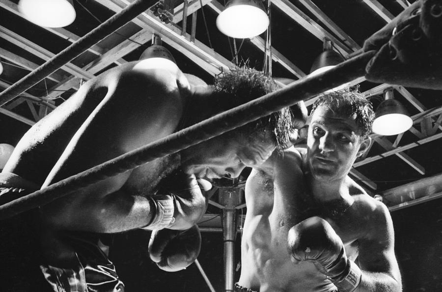 Light Heavyweight Fight Photograph by Grey Villet Light Heavyweight Fight Photograph by Grey Villet