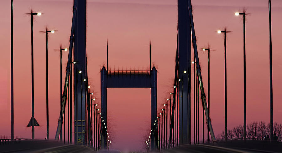 Bridge Photograph - Light Impression #1 by Erhard Batzdorf