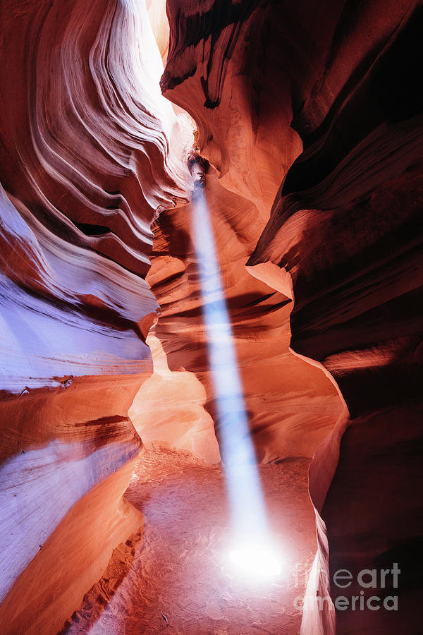 Light shaft at Upper Antelope Canyon, USA #1 Photograph by Matteo Colombo