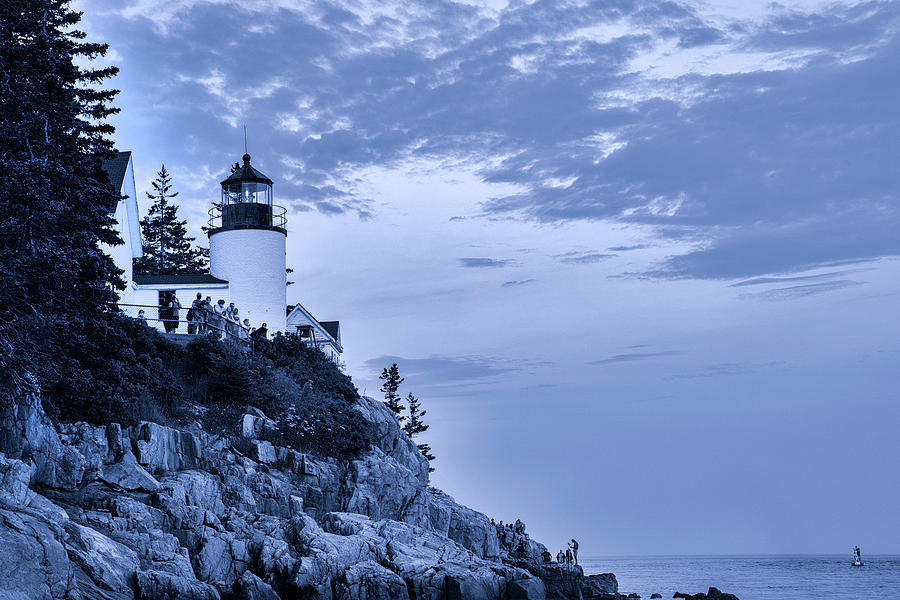 Lighthouse, Bass Harbor, Maine #1 Digital Art by Claudia Uripos