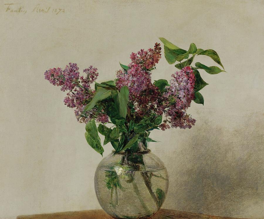 Lilas Painting by Henri Fantin-latour - Fine Art America