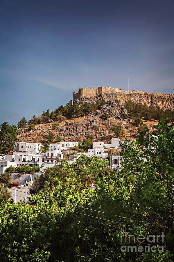Lindos village Rhodes #1 Photograph by Sophie McAulay