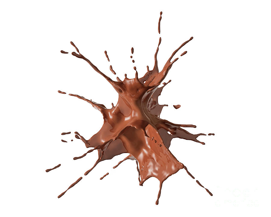 Liquid Chocolate Explosion Photograph by Leonello Calvetti/science ...