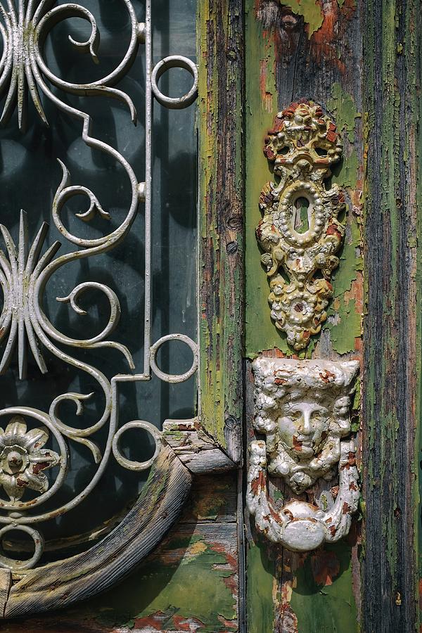 Lisbon Old Door Detail #2 Photograph by Carlos Caetano