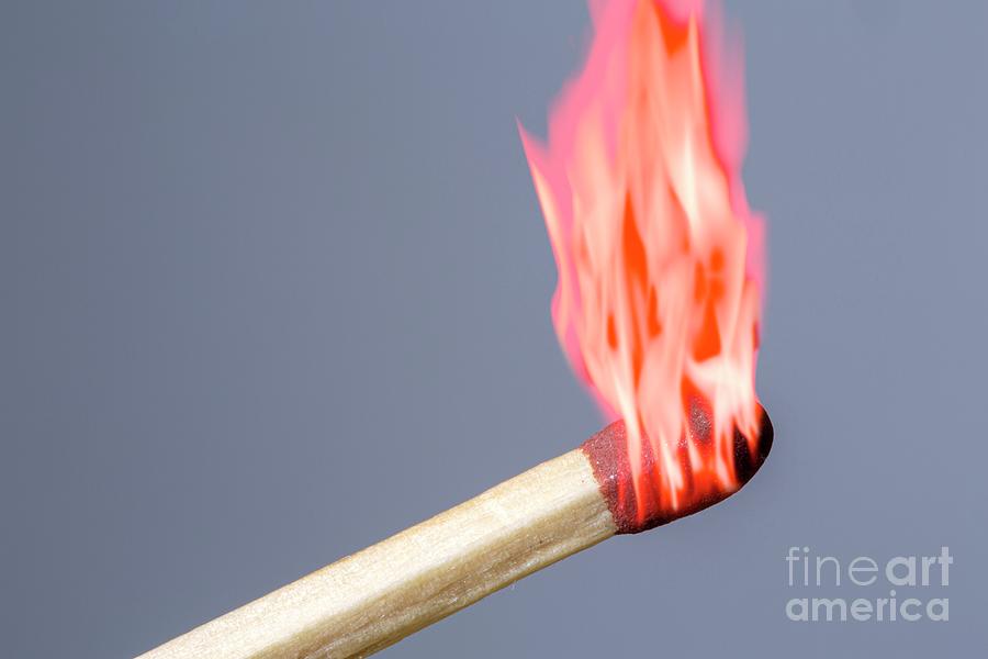 Lit Match #1 Photograph by Victor De Schwanberg/science Photo Library