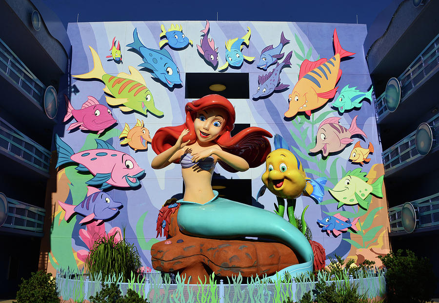 Little Mermaid at Art of Animation #2 Photograph by David Lee Thompson