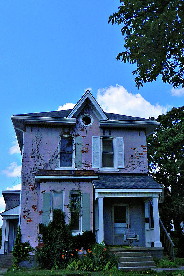 Little Pink Abandoned House #1 Photograph by Cyryn Fyrcyd
