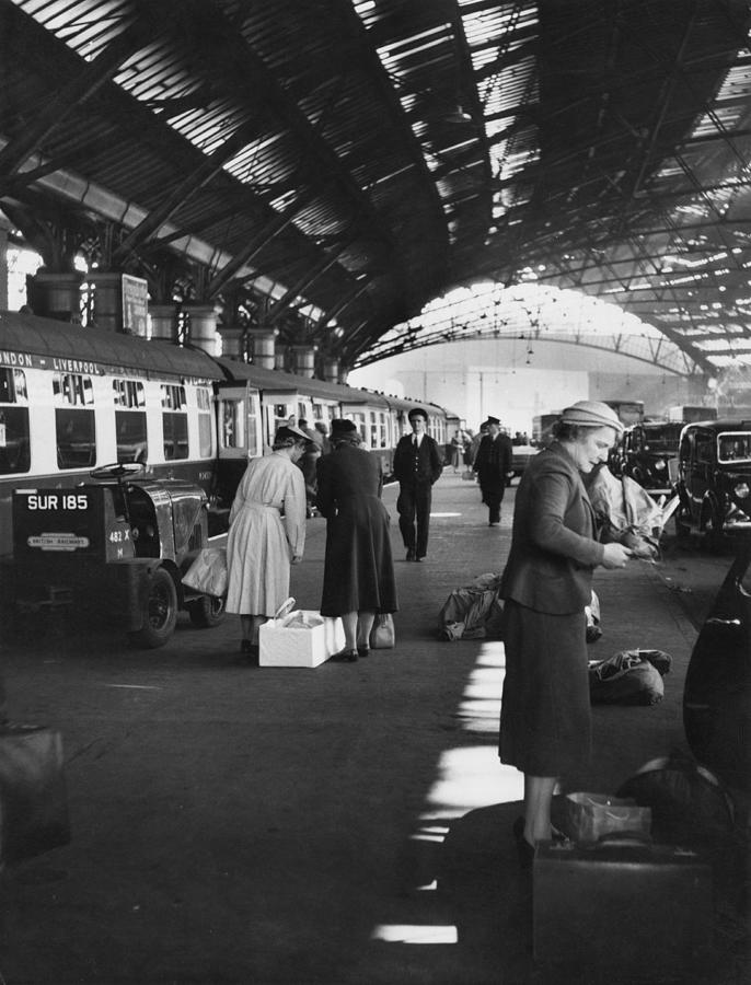 Liverpool Lime Street Station #1 Photograph by Bert Hardy