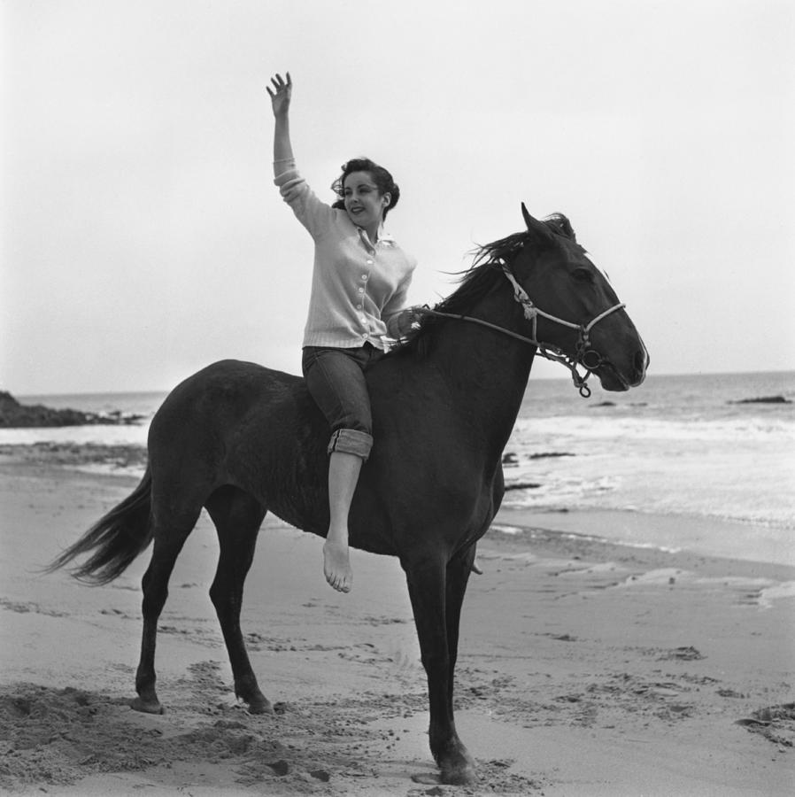 Liz Taylor #1 Photograph by Archive Photos