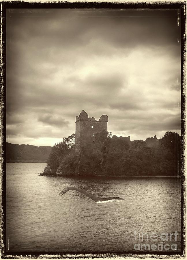Loch Ness Monster In Water #1 Photograph by Victor Habbick Visions/science Photo Library