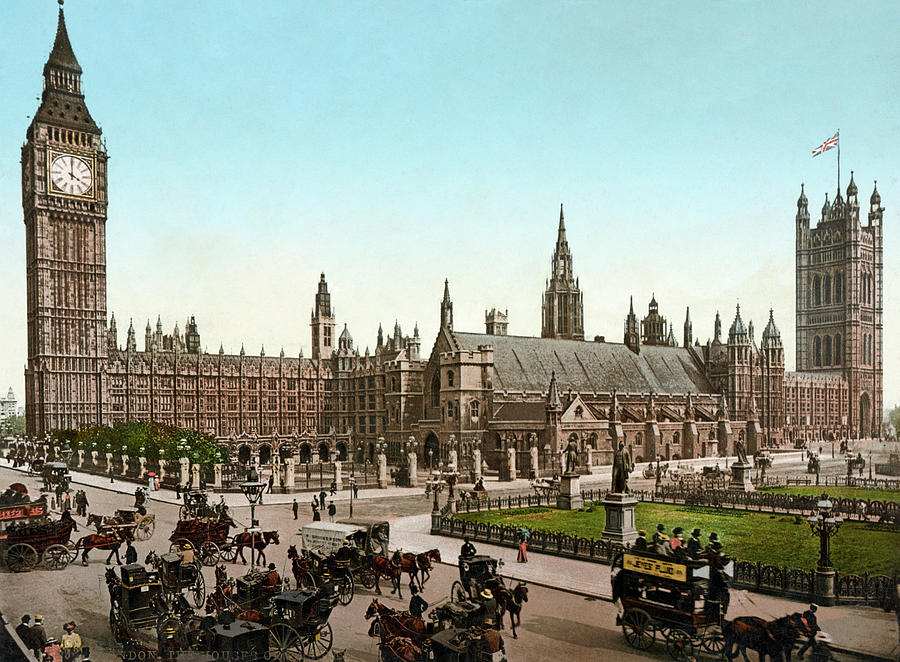 London: Parliament, C1895 #1 Painting by Granger