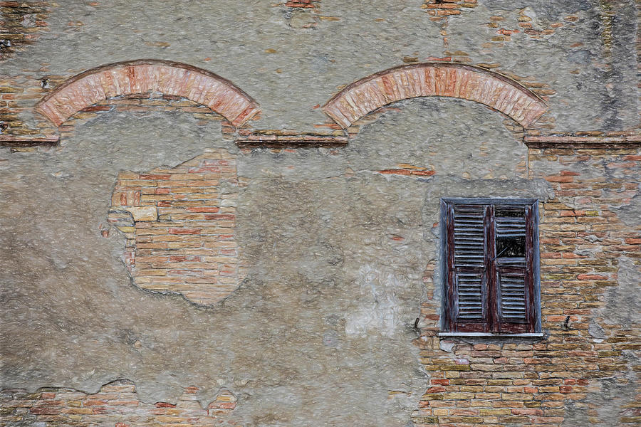 Lone Window of Venice #1 Photograph by David Letts