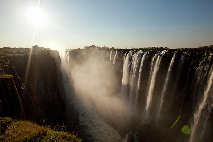 Looking Down The Victoria Falls Gorge by Anthony Grote