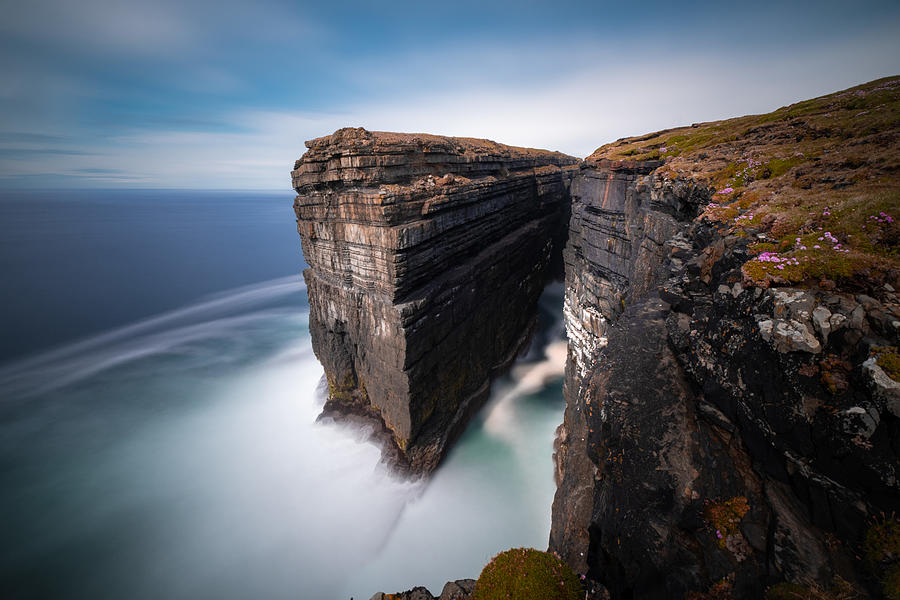 Landscape Photograph - Loophead Stack #1 by Michal Ficel
