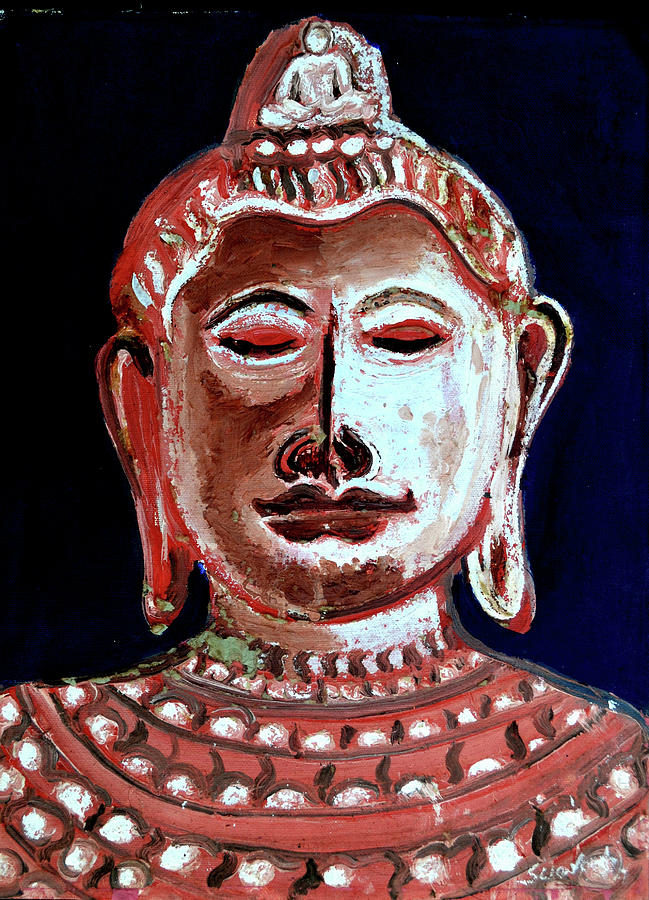 Lord Buddha-4 #2 Painting by Anand Swaroop Manchiraju