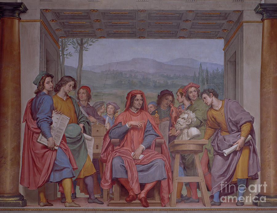 Lorenzo De Medici Painting by Giovanni Mannozzi