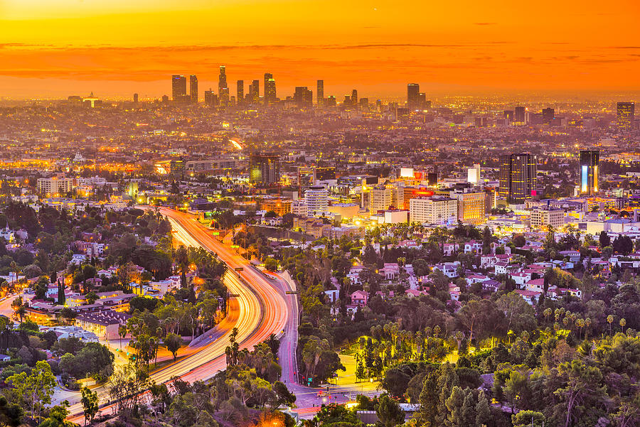 Los Angeles, California, Usa Skyline #1 Photograph by Sean Pavone Los Angeles, California, Usa Skyline #1 Photograph by Sean Pavone