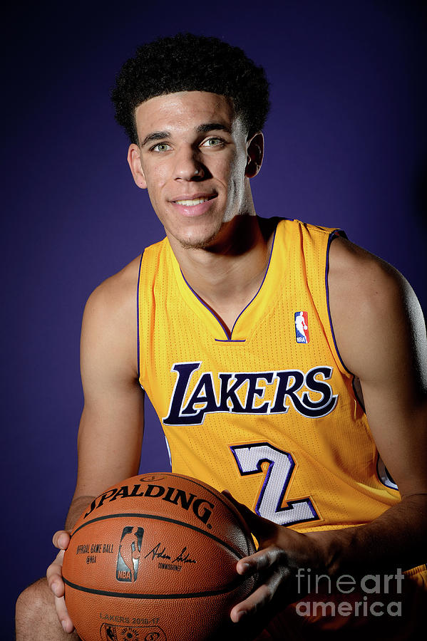 Los Angeles Lakers Introduce Lonzo Ball Photograph by Andrew D. Bernstein