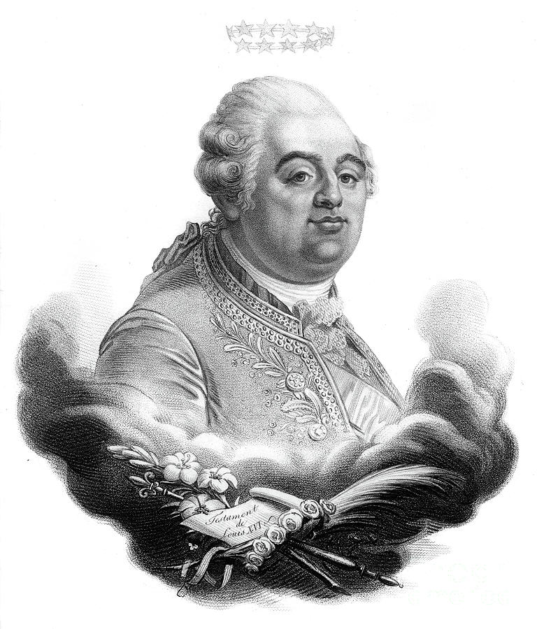Louis Xvi, King Of France, 1816 #1 Drawing by Print Collector