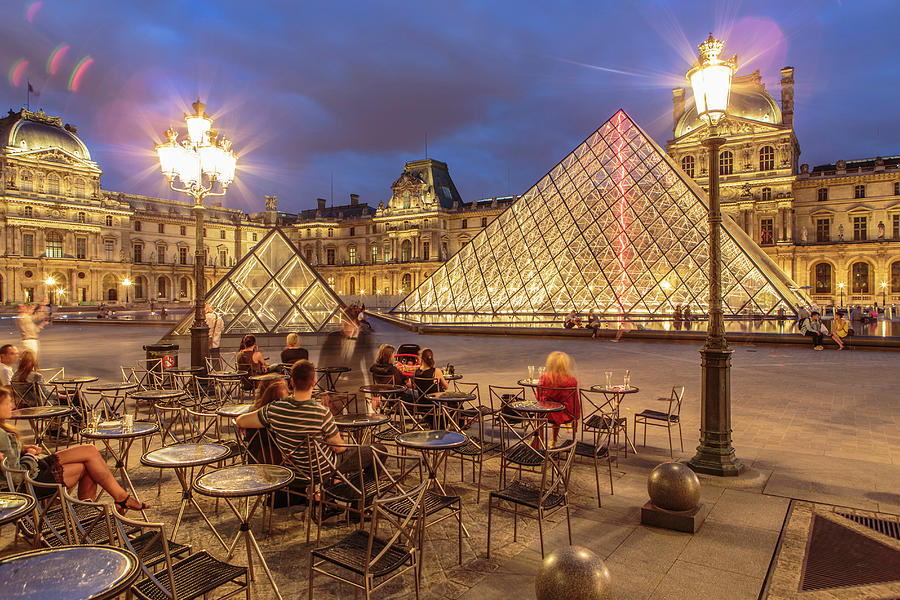 Louvre Museum In Paris Digital Art by Stefano Brozzi - Fine Art America