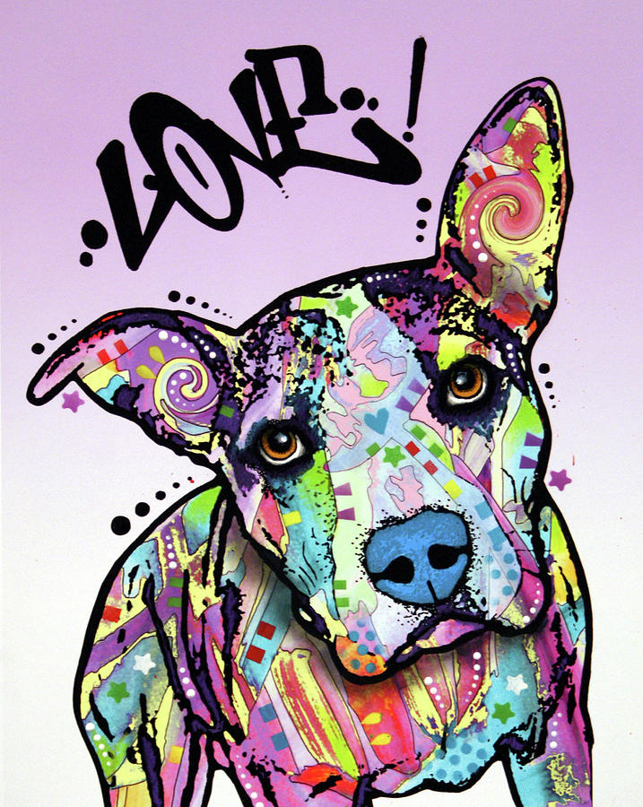 Animal Mixed Media - Love! #1 by Dean Russo