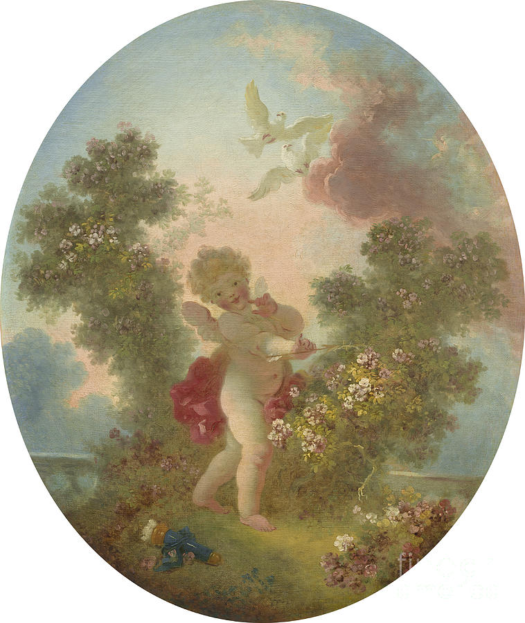 Love The Sentinel, C.1773-76 Painting by Jean-Honore Fragonard