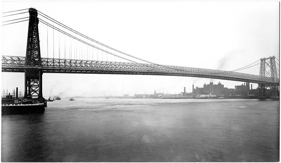 Low-angle Shot Of The Williamsburg #1 Photograph by The New York Historical Society