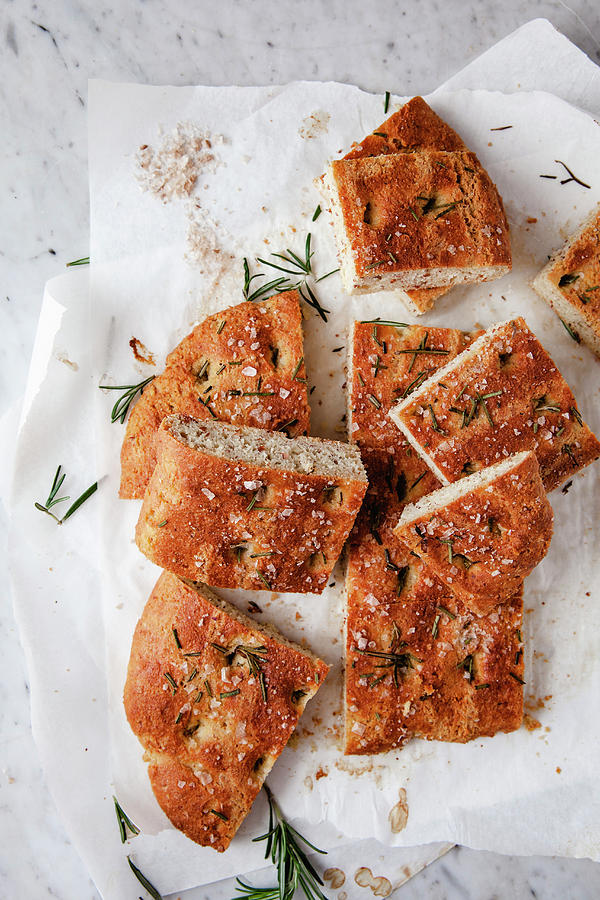 Low Carb Focaccia With Rosemary #1 Photograph by Elisabeth Von Plnitz-eisfeld