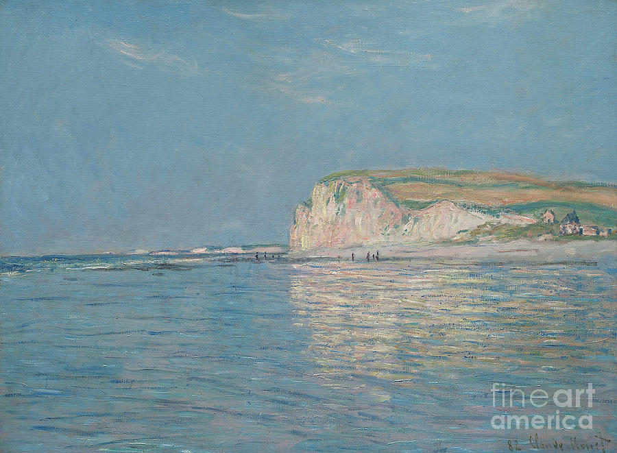 Low Tide at Pourville, near Dieppe, 1882  Painting by Claude Monet