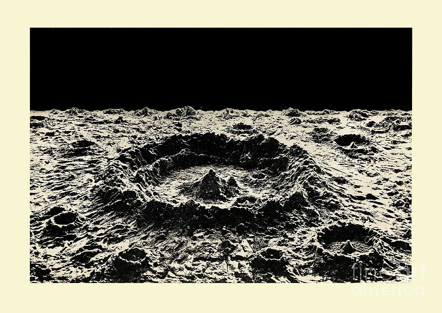 Lunar Crater Model #1 Photograph by Detlev Van Ravenswaay/science Photo Library