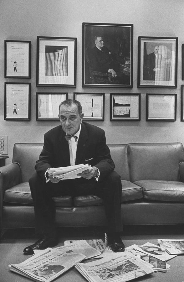 Lyndon B. Johnson #1 Photograph By Ed Clark - Fine Art America