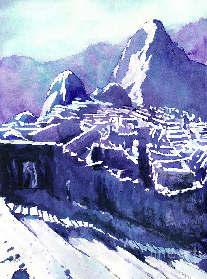 Machu Picchu Vista #2 Painting by Ryan Fox