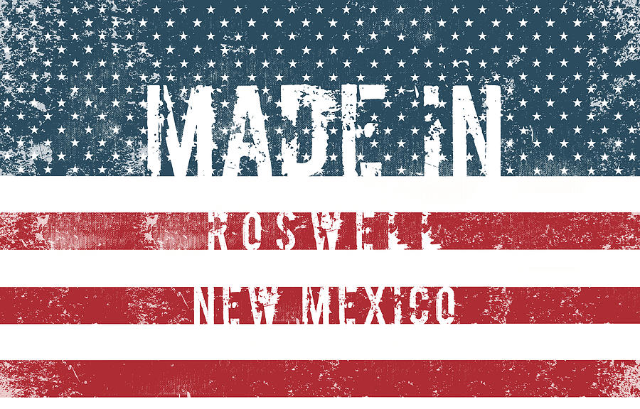 Made in Roswell, New Mexico #1 Digital Art by Tinto Designs
