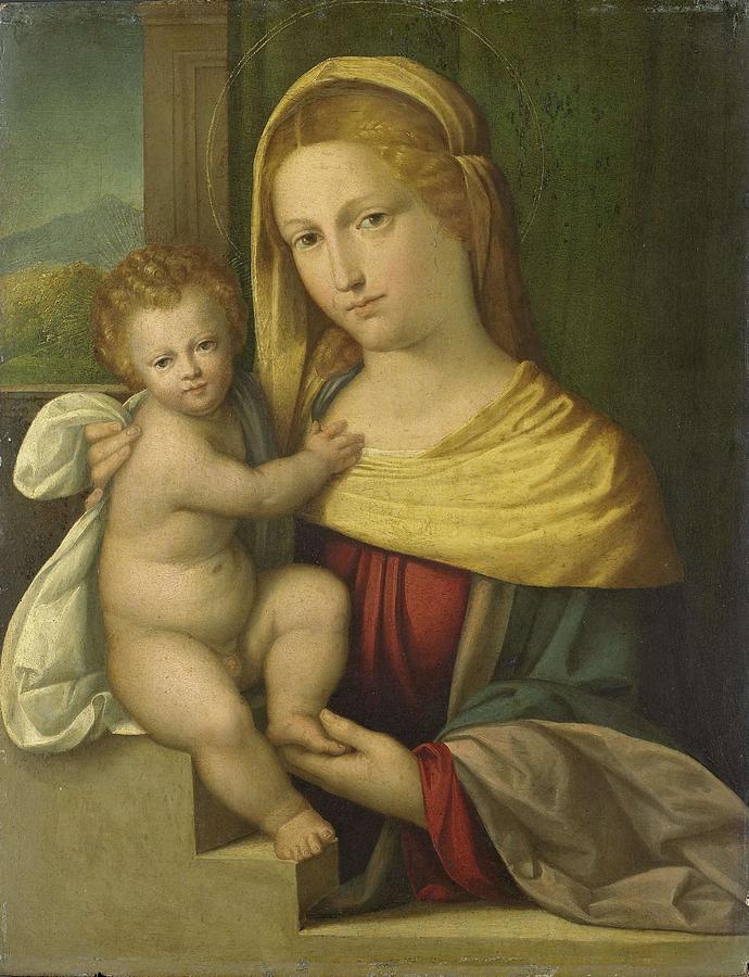 Madonna Painting - Madonna and Child. #1 by Garofalo
