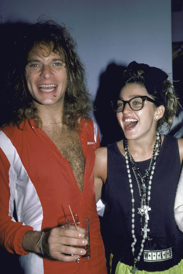 Celebrity Photograph - Madonna and David Lee Roth #2 by Dmi