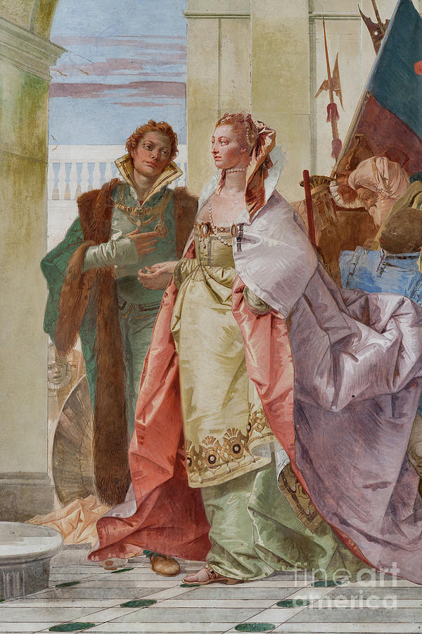 Giovanni Battista Tiepolo Painting - Magnanimity Of Scipio Africanus by Giovanni Battista Tiepolo