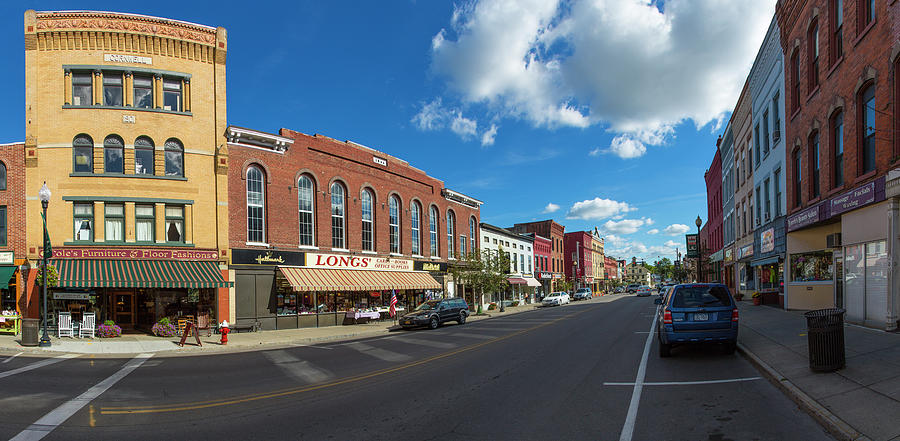 Main Street In Penn Yan, Yates County Photograph by Panoramic Images ...