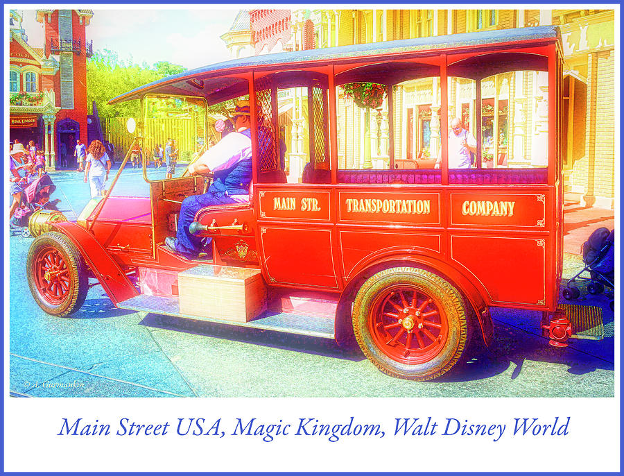 Main Street USA, Magic Kingdom, Walt Disney World #1 Photograph by A Macarthur Gurmankin