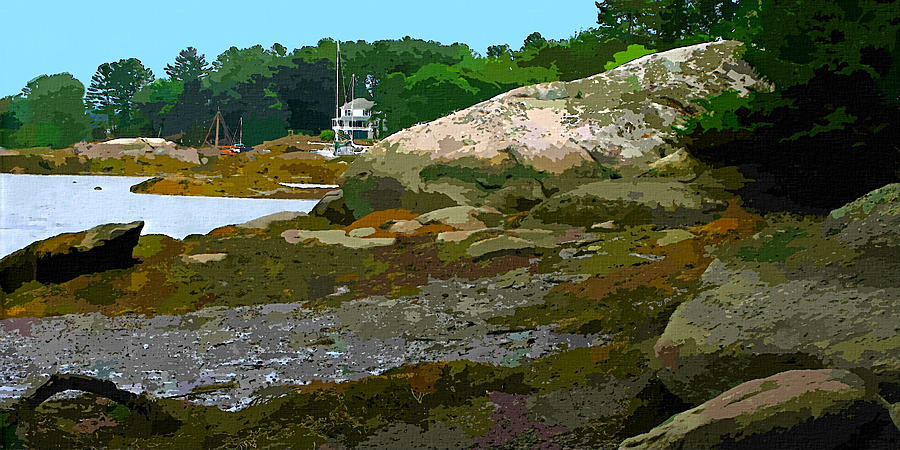 Maine Coast #1 Photograph by Robert Bissett