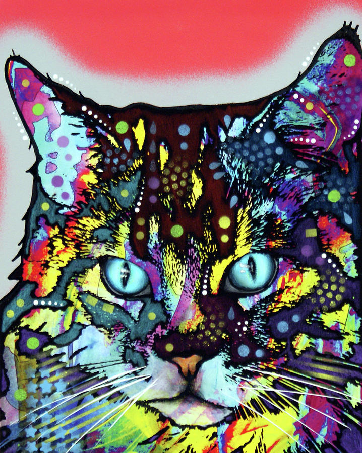 Animal Mixed Media - Maine Coon #1 by Dean Russo