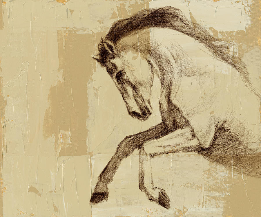 Horse Painting - Majestic Horse II #1 by Ethan Harper