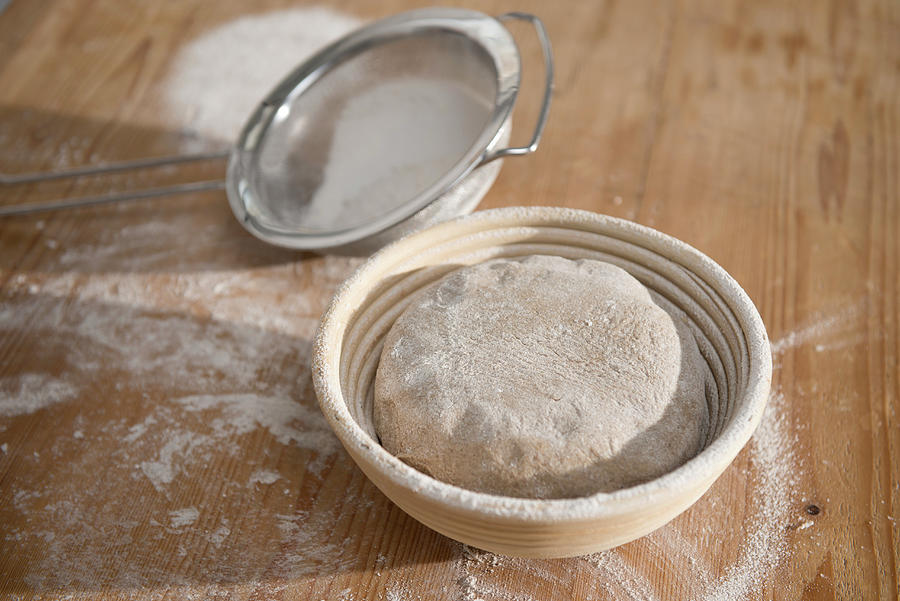 Making Bread Dough #1 Photograph by Linda Sonntag