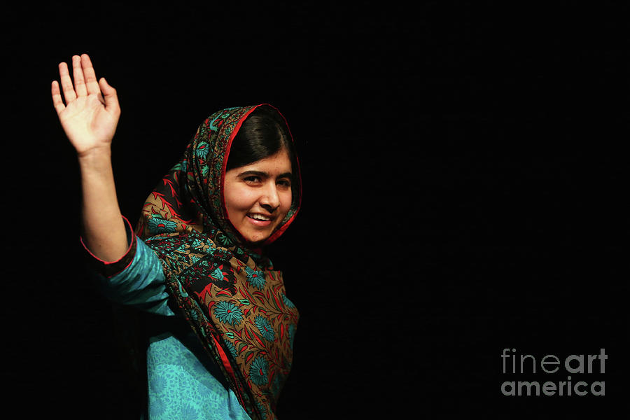 Malala Yousafzai Wins Nobel Peace Prize #1 Photograph by Christopher Furlong