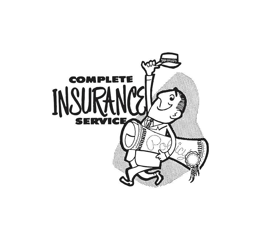 Male Agent with Complete Insurance Service #1 Drawing by CSA Images ...