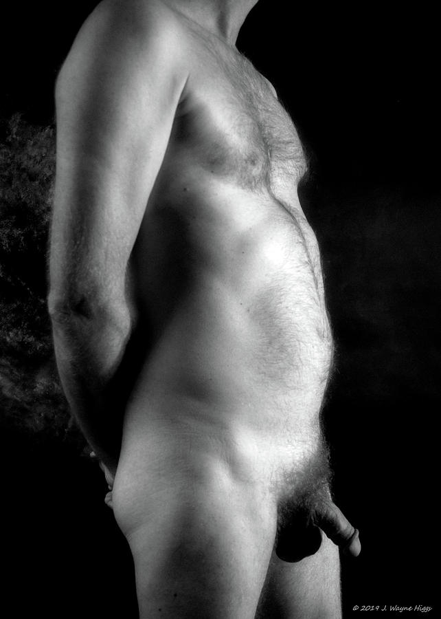 Male Nude Photograph - Male Torso #1 by Wayne Higgs